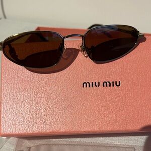 Miu Miu Brown Sunglasses